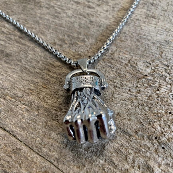 Other - Mens battle fist necklace.